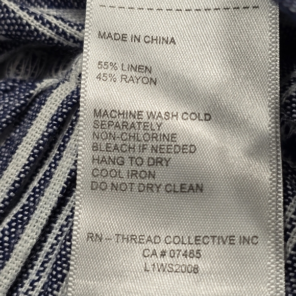 Laundry By Shelli Segal Wide-Leg Linen-Blend Pants Women's Size Medium - Picture 9 of 11